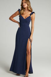 More Than This – Maxikleid mit Rüschenträgern